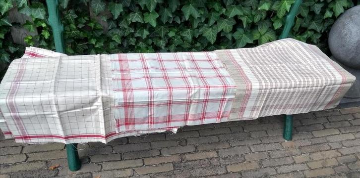 NIEUW! Vintage linnen vlas katoen doek theedoek keukendoek, Huis en Inrichting, Keuken | Textiel, Nieuw, Theedoek of Handdoek