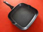 Fissler grillpan aluminium 28 x 28 cm, Ophalen of Verzenden, Gebruikt, Koekenpan of Braadpan