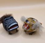 Gorilla en tijger springers opwind speelgoed, Antiek en Kunst, Verzenden