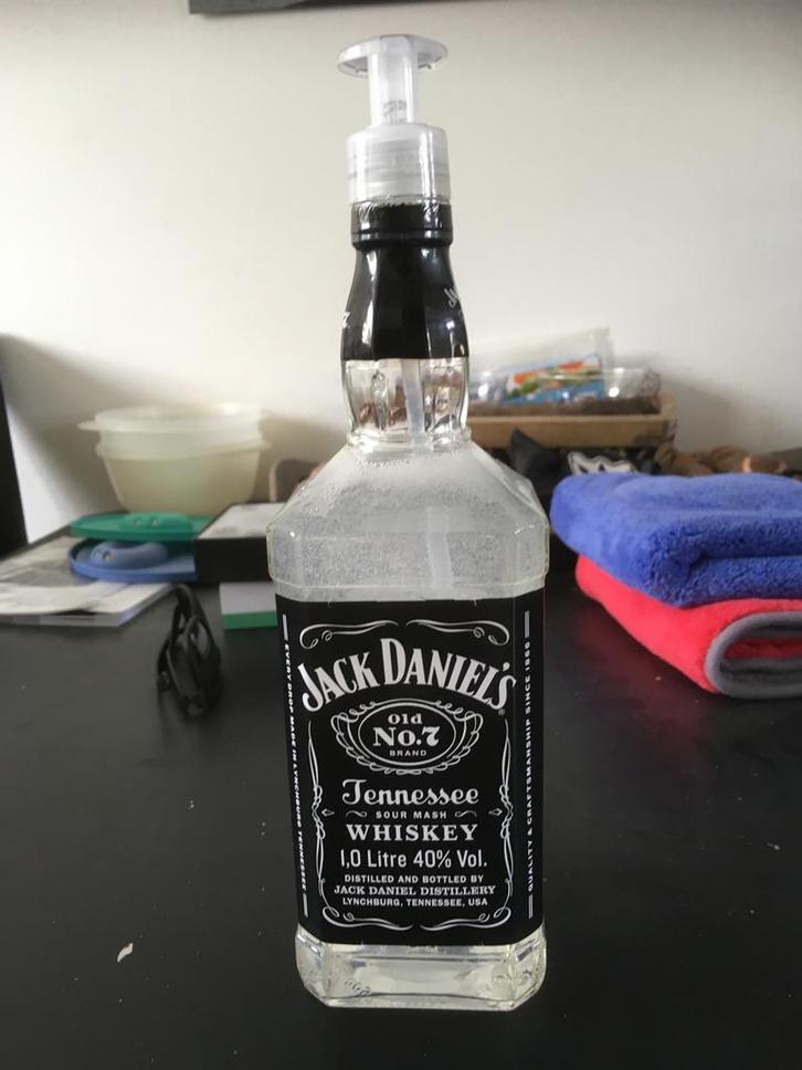 Jack Daniels lege flessen - 1 Liter, Verzamelen, Merken en Reclamevoorwerpen, Zo goed als nieuw, Verpakking, Ophalen of Verzenden