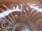 Ovale art deco persglazen schaal, Antiek en Kunst, Antiek | Glas en Kristal, Ophalen of Verzenden