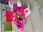 Mini barbie's vliegtuig., Ophalen of Verzenden, Gebruikt, Barbie