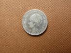Nederland 25 cent Wilhelmina 1928 zilver., Zilver, 25 cent, Ophalen of Verzenden, Koningin Wilhelmina