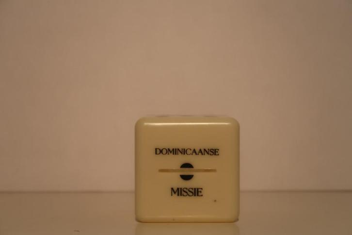 missiebusje Dominicaanse missie, Verzamelen, Blikken, Zo goed als nieuw, Overige, Ophalen of Verzenden