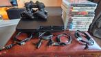 PS3 Playstion 3 160 GB Met 3 Controllers 11 games, Met games, Ophalen of Verzenden, Zo goed als nieuw, 160 GB