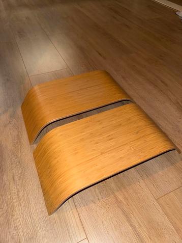 2x IKEA Houten Monitorstandaard SIGFINN beschikbaar voor biedingen