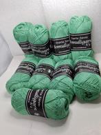 20 Bollen Katoen Zacht Groen Gemelleerd Garen, Ophalen of Verzenden