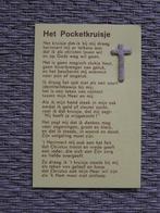 Het pocketkruisje., Ophalen of Verzenden, Nieuw, Kaart of Prent, Christendom | Katholiek