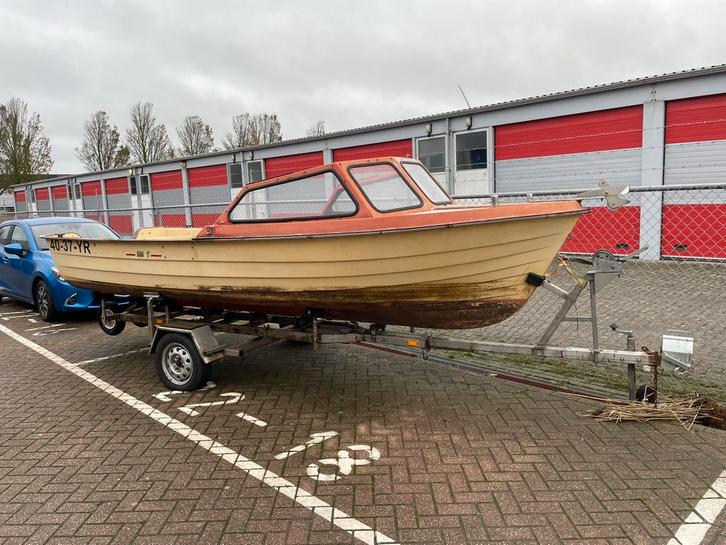Rana 17 - Opknapper met trailer, Watersport en Boten, Bootonderdelen, Gebruikt, Overige typen, Motorboot, Ophalen