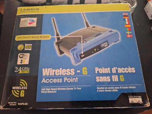 Linksys wireless point, Computers en Software, Netwerkkaarten, Zo goed als nieuw, Ophalen