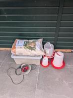 Kippen accessoires+ 40 kg kippenvoer, Ophalen, Zo goed als nieuw, Drinken en Voederen
