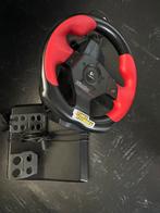 Loghitec force feedback racestuur met voeding, Ophalen, Gebruikt, Logitech racestuur