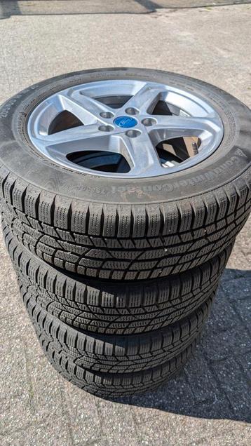 4xContinental Winterbanden met Velgen 205/60 R16 - Als nieuw beschikbaar voor biedingen