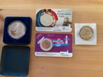 Zilveren munten o.a. Geboorte Amalia, Vrede van Utrecht, Postzegels en Munten, Munten | Nederland, Koningin Beatrix, Euro's, Ophalen of Verzenden