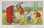 Getekend 1942 Neil Tims muizen/loop naar de pomp/rijmpje, Verzamelen, Ansichtkaarten | Themakaarten, Verzenden, 1940 tot 1960