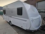 Knaus Sport 450 fu frans bed, zeer net!!, Caravans en Kamperen, Omvormbare zithoek, Rondzit, Particulier, Kachel