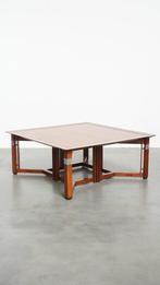 Grote vierkante Art Deco salontafel van Schuitema, Ophalen, Gebruikt, ., Vierkant