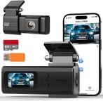 Abask ZDX78 Dashcam auto, mini-dashcam 4K wifi met app, Ophalen of Verzenden, Nieuw