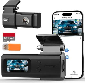 Abask ZDX78 Dashcam auto, mini-dashcam 4K wifi met app beschikbaar voor biedingen