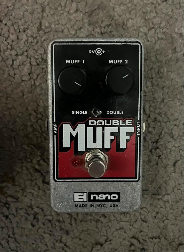Electro-Harmonix Double Muff - Fuzz Pedal, Muziek en Instrumenten, Effecten, Gebruikt, Distortion, Overdrive of Fuzz, Ophalen of Verzenden