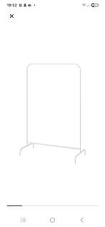 Ikea Mulig kledingrek 2x, Ophalen, Zo goed als nieuw