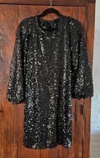 Pailletten jurk zwart maat S, Ophalen of Verzenden, Nieuw, Zwart, Boven de knie
