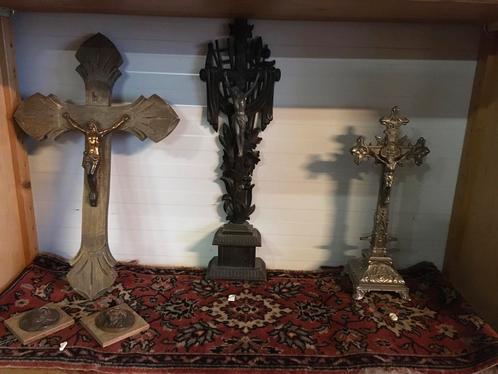 Kruisbeeld, Christus, Maria, altaar, Katholiek, Antiek en Kunst, Antiek | Religie, Ophalen of Verzenden