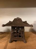 Japanse pagode lantaarn, Bruin, Ophalen of Verzenden, Zo goed als nieuw, X