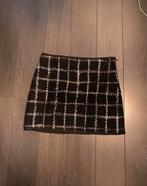 Nieuwe zwarte tweed minirok skirt Mango maat XL, Mango, Verzenden, Zwart, Maat 46/48 (XL) of groter