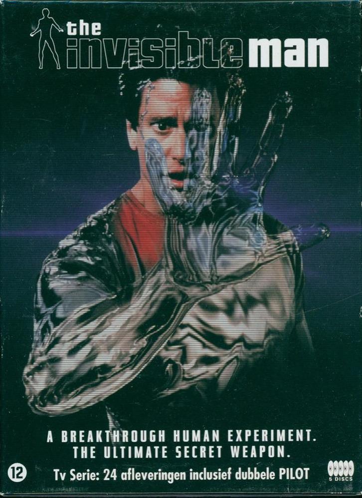 THE INVISIBLE MAN 5 DVD BOX SET MET EERSTE 24 AFLEVERINGEN, Cd's en Dvd's, Dvd's | Tv en Series, Zo goed als nieuw, Boxset, Vanaf 12 jaar