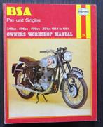 BSA Pre-unit Singles 1954-61 Workshop Manual (Haynes) - 1981, Motoren, Verzenden, Overige merken