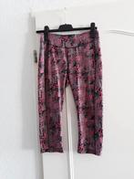 Sportbroek driekwart elastische tailleband maat m roze met, Maat 38/40 (M), Overige typen, Nieuw, Ophalen of Verzenden