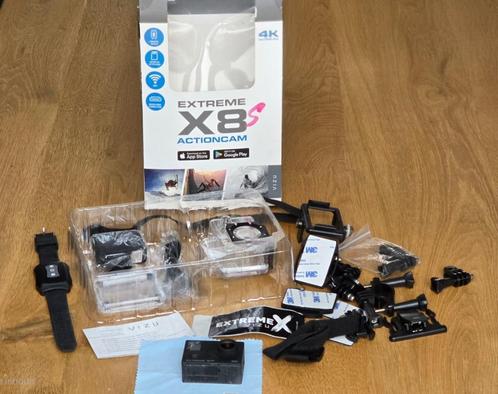 VIZU Extreme X8S Wi-Fi 4K Action Camera incl. Afstandsbedien, Audio, Tv en Foto, Actiecamera's, Overige merken, Ophalen of Verzenden