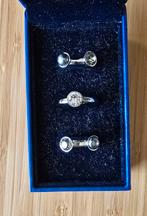 Te koop 3-delige Swarovski ringen. Maat M., Ophalen of Verzenden, Zo goed als nieuw