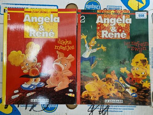 De babysitters    ,  Angela en Rene, Boeken, Stripboeken, Gelezen, Meerdere stripboeken, Ophalen of Verzenden