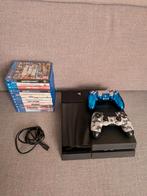 Sony PS4 + 2 Controllers + 12 Games (Playstation 4), Met 2 controllers, Ophalen of Verzenden, Original, 500 GB