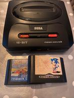 Sega Mega Drive II | incl. 2 games | PAL, Spelcomputers en Games, Spelcomputers | Sega, Mega Drive, Gebruikt, Zonder controller