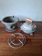 Petroleum stel emaille grijs/wit    vintage antiek brocante, Ophalen of Verzenden