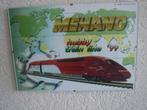 Wissellijst 30 x 21 cm met Thalys poster, Ophalen of Verzenden, Gebruikt, Trein, Kaart of Prent