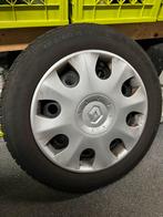 4 Continental Winterbanden 185/60 R15 met stalen velgen, Auto-onderdelen, Banden en Velgen, Ophalen, Gebruikt, 15 inch, Banden en Velgen