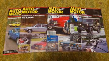 4x Auto Motor klassiek  beschikbaar voor biedingen