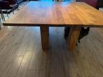 Teakhouten Vierkante Tafel - 140x140cm, Huis en Inrichting, Tafels | Eettafels, Ophalen, Gebruikt, 100 tot 150 cm, Vijf personen of meer