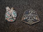 Vintage native Canadian  Hangers - oa van Joe Wilson, Ophalen, Overige materialen, 4 tot 7 cm, Zo goed als nieuw