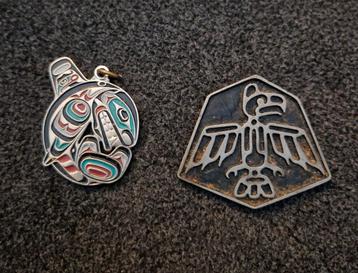 Vintage native Canadian  Hangers - oa van Joe Wilson beschikbaar voor biedingen