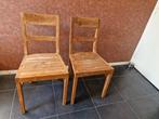 4 Teakhouten Stoelen, Ophalen, Gebruikt, Bruin