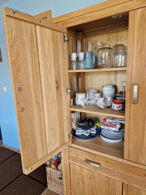 Eiken Kast strak blank eiken, Huis en Inrichting, Kasten | Secretaires, Gebruikt, Ophalen