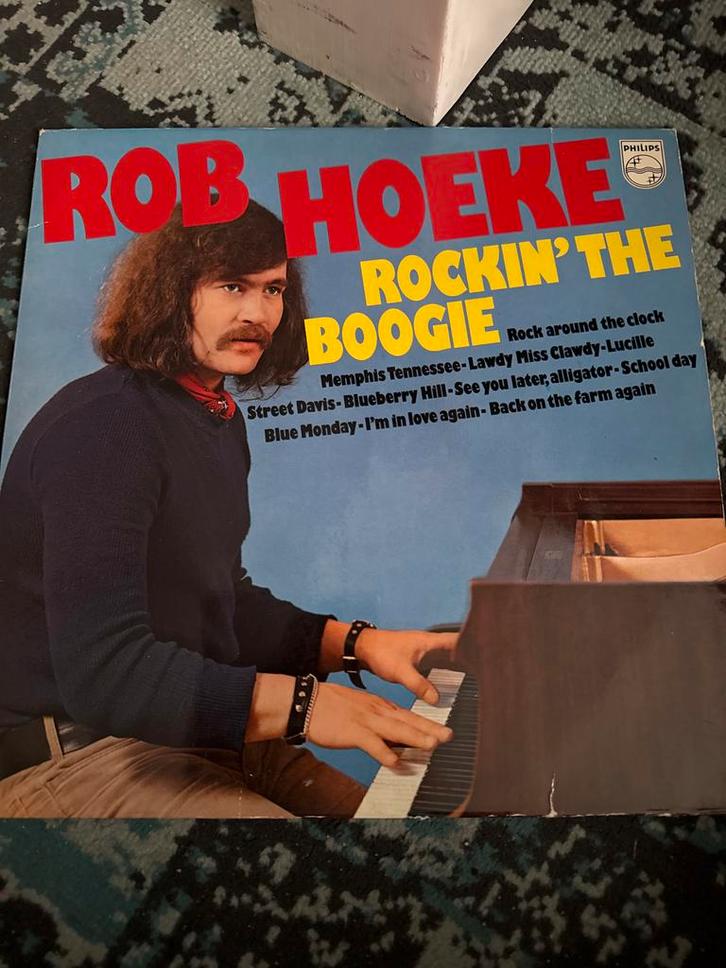 T1. Rob Hoeke - Rockin' The Boogie LP, Cd's en Dvd's, Vinyl | Rock, Zo goed als nieuw, 12 inch, Ophalen of Verzenden