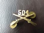Us ww2 504 PARACHUTE INFANTRY, Verzamelen, Militaria | Tweede Wereldoorlog, Ophalen of Verzenden, Amerika, Overige typen