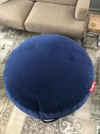 Fatboy pupillow donkerblauw velvet 120 diameter, Huis en Inrichting, Ophalen of Verzenden, Zo goed als nieuw, Blauw