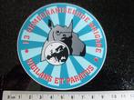 sticker 13 gemechaniseerde brigade logo neushoorn leger, Verzenden, Zo goed als nieuw, Bedrijf of Vereniging